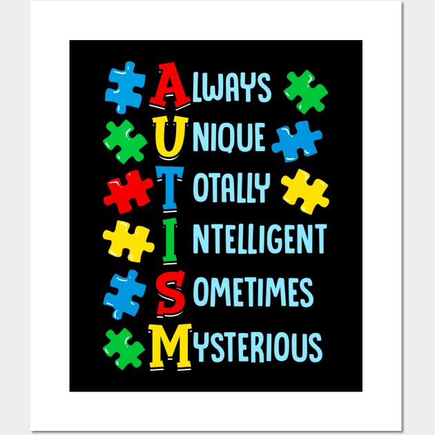 Cute Always Unique Totally Intelligent Mysterious Wall Art by theperfectpresents